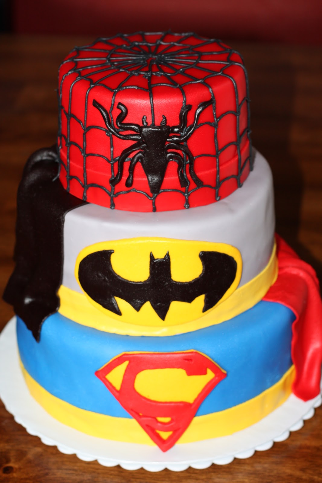 Super Hero Birthday Cake