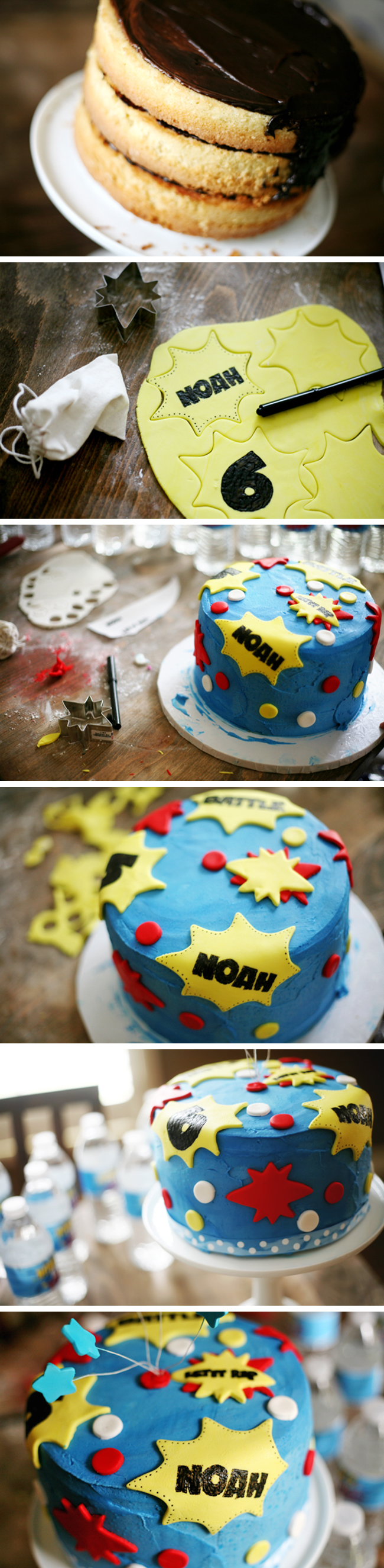 Superhero Birthday Cake