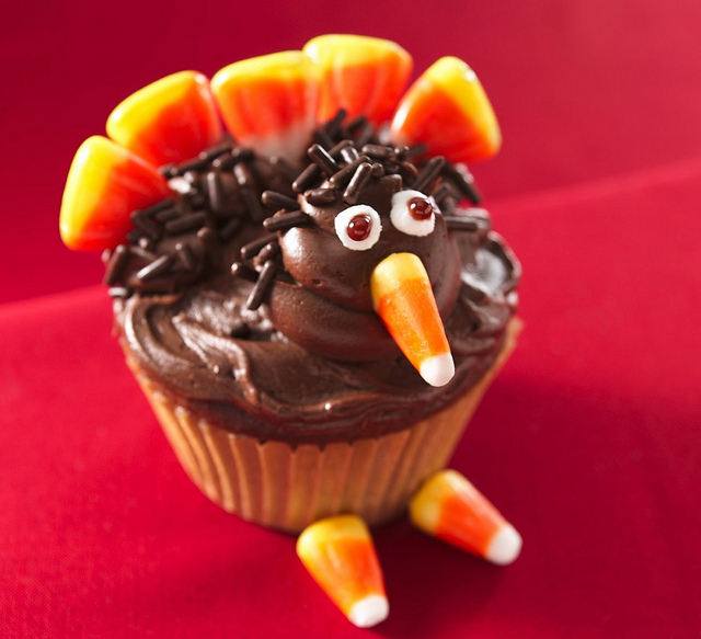 Thanksgiving Turkey Cupcakes Recipe