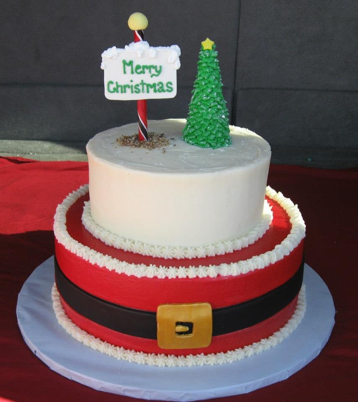 Tiered Christmas Cake Ideas