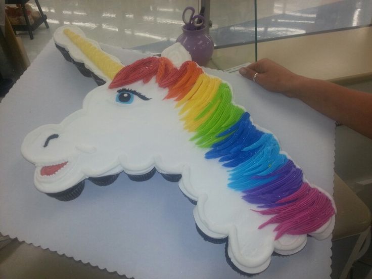 Unicorn Cupcake Cake