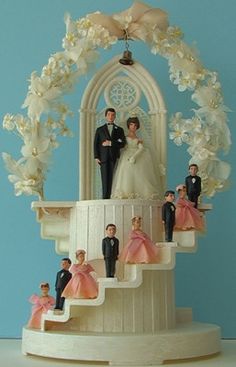 Vintage Wedding Cake Topper