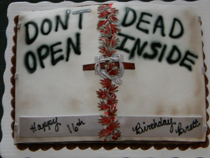 Walking Dead Cake