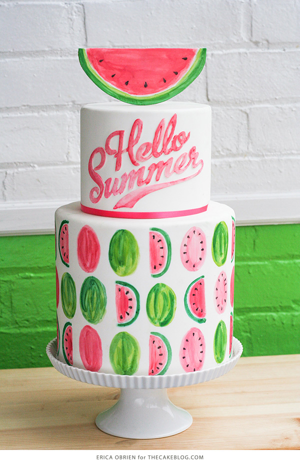 Watermelon Birthday Cake Idea