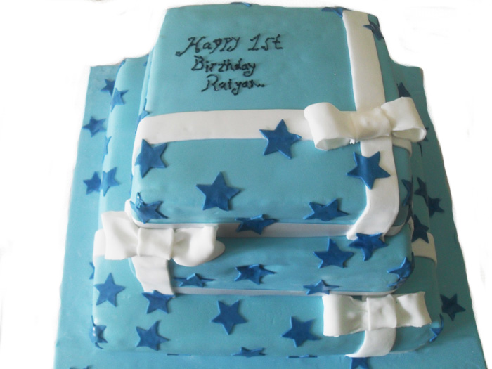 1st Birthday Blue Cake 1st Birthday Blue Cake