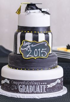 3 Tier Graduation Cake Ideas 3 Tier Graduation Cake Ideas