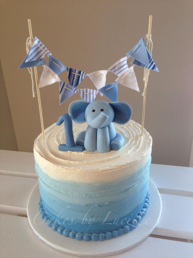 Baby Boy 1st Birthday Cake