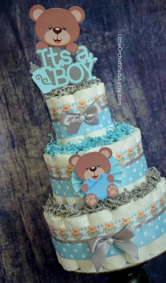 Baby Boy Diaper Cake