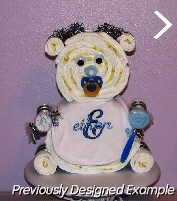 Baby Boy Diaper Cake