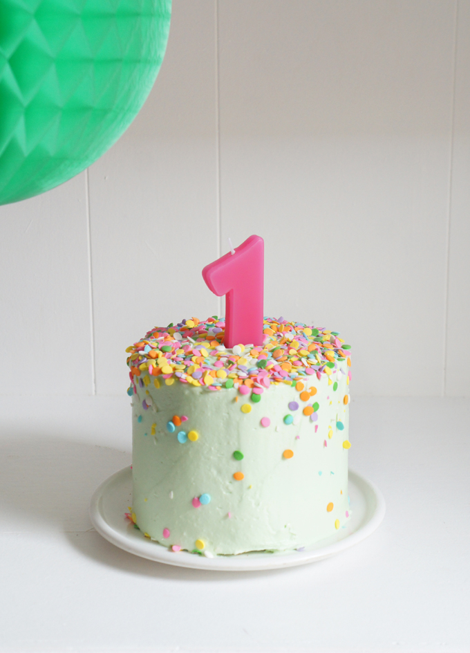 Baby Girl First Birthday Smash Cake