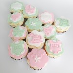 Baby Shower Cake with Cupcakes