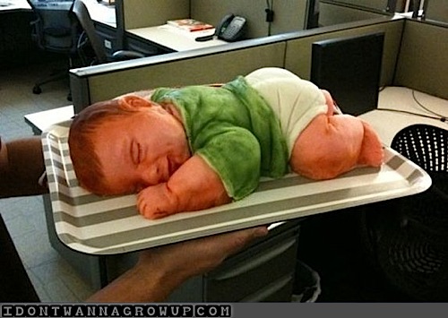 12 Photos of Real Scary Baby Cakes