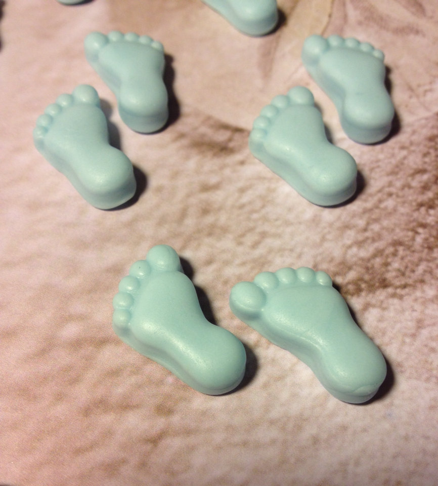 Baby Shower Fondant Cupcake Toppers