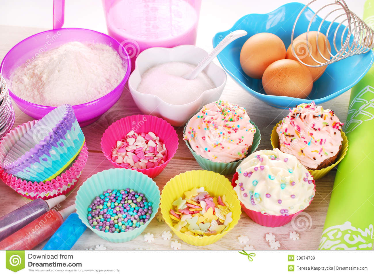 Baking Cupcakes Ingredients Baking Cupcakes Ingredients