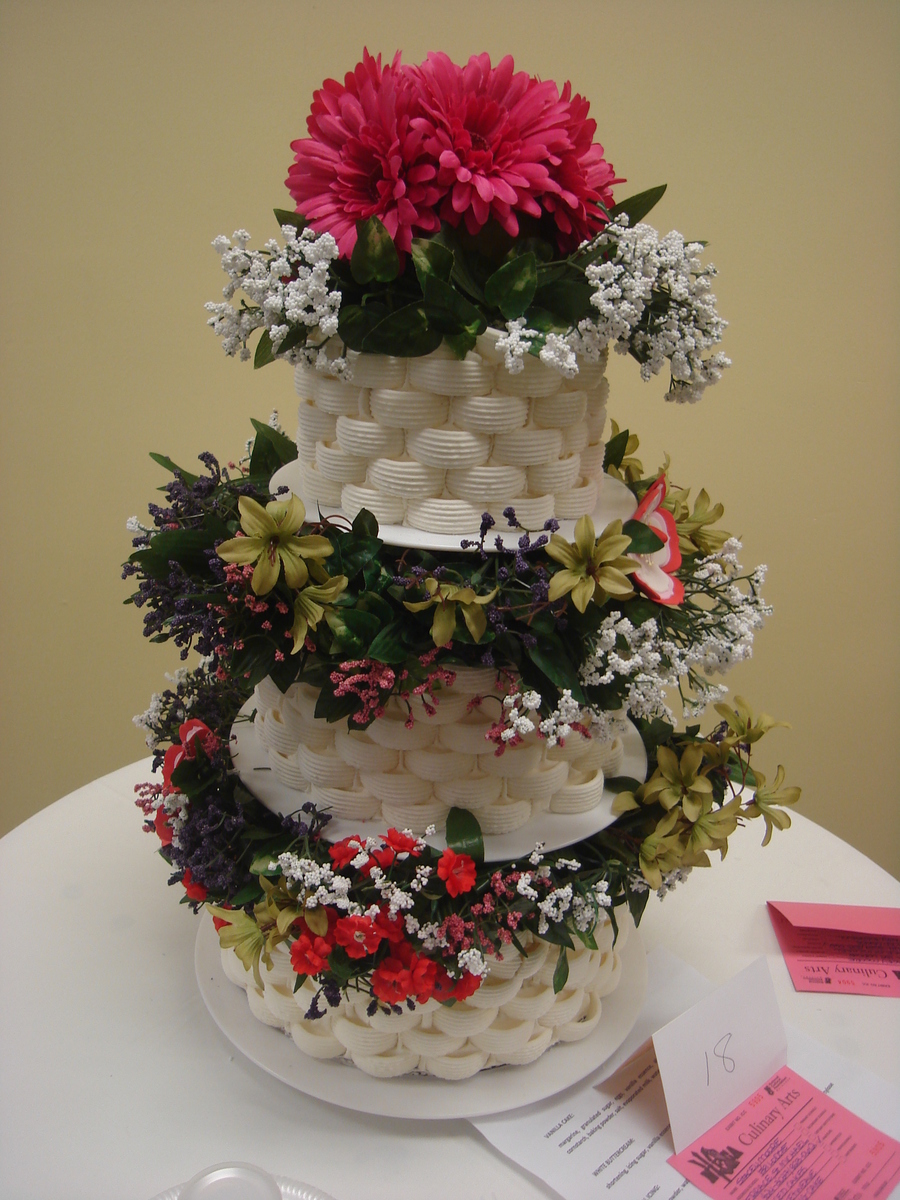 Basketweave Wedding Cake Basketweave Wedding Cake