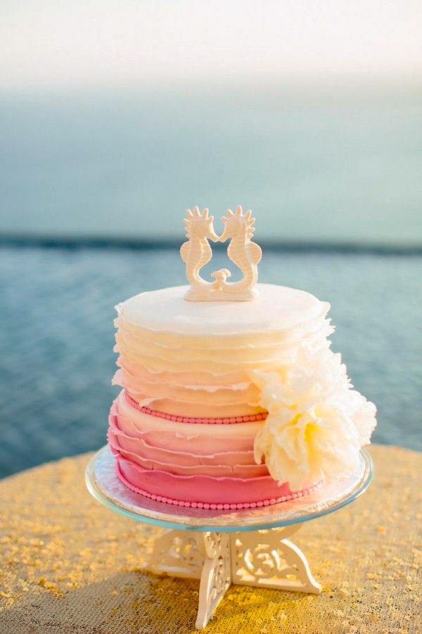 Beach Wedding Cake Topper