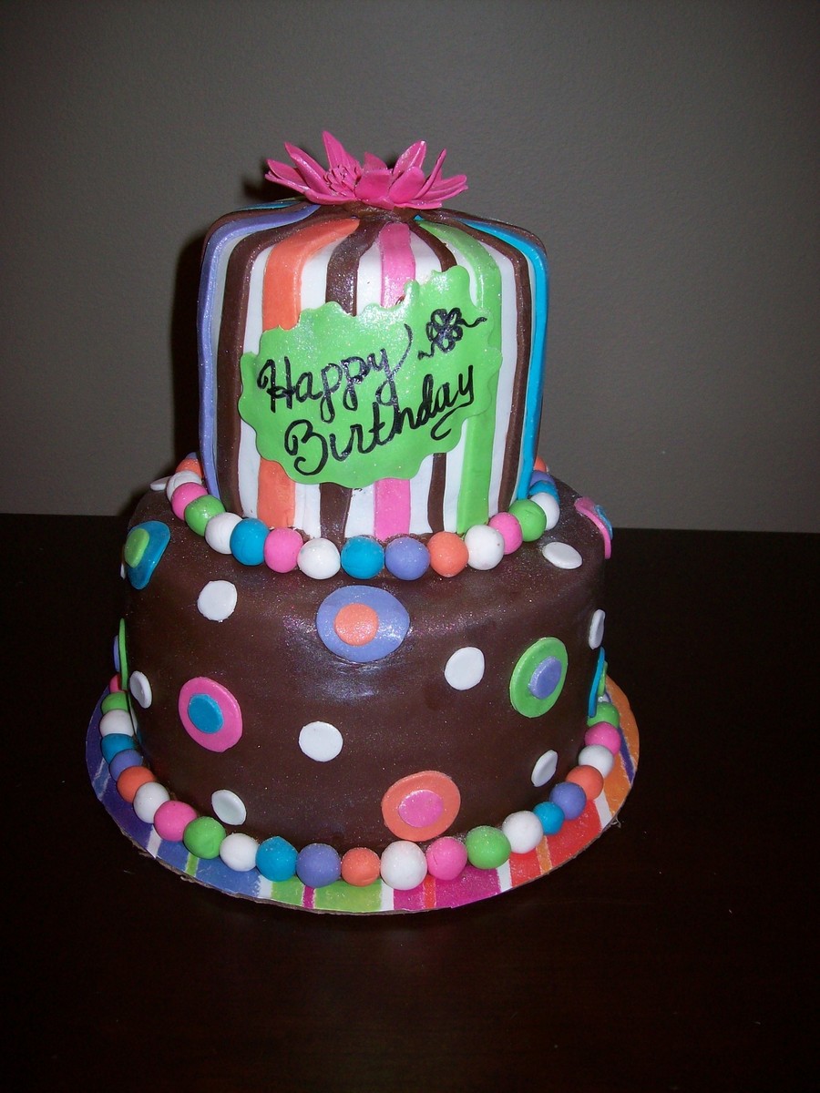 Birthday Dots and Stripes Birthday Dots and Stripes