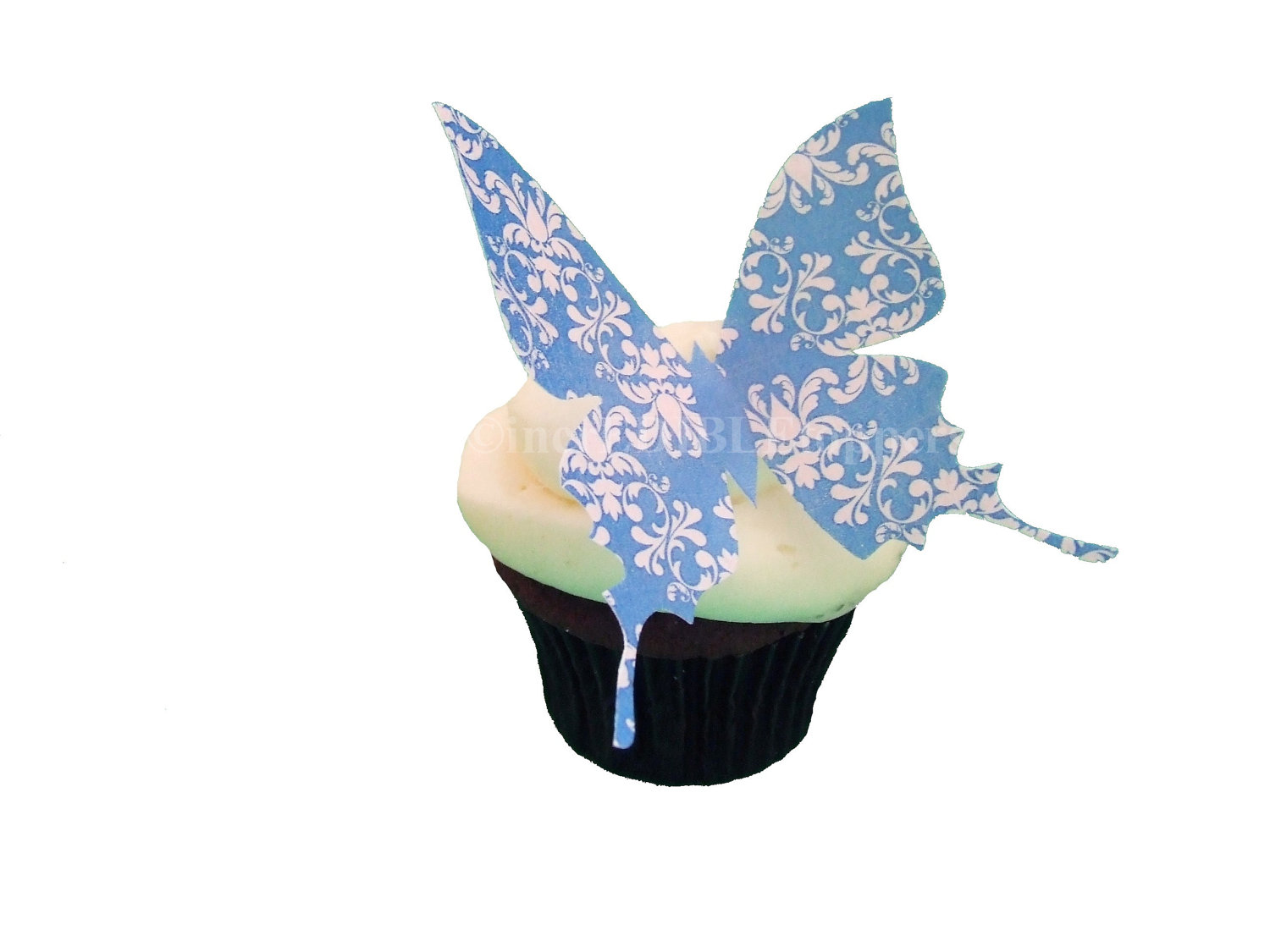 Black Damask Edible Cake Image Black Damask Edible Cake Image