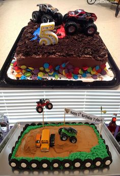 Blaze Monster Truck Cake Ideas