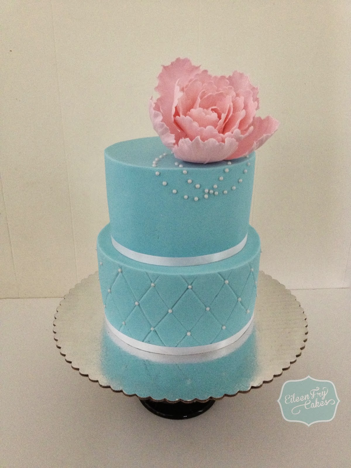 Blue and Pink Birthday Cake Blue and Pink Birthday Cake