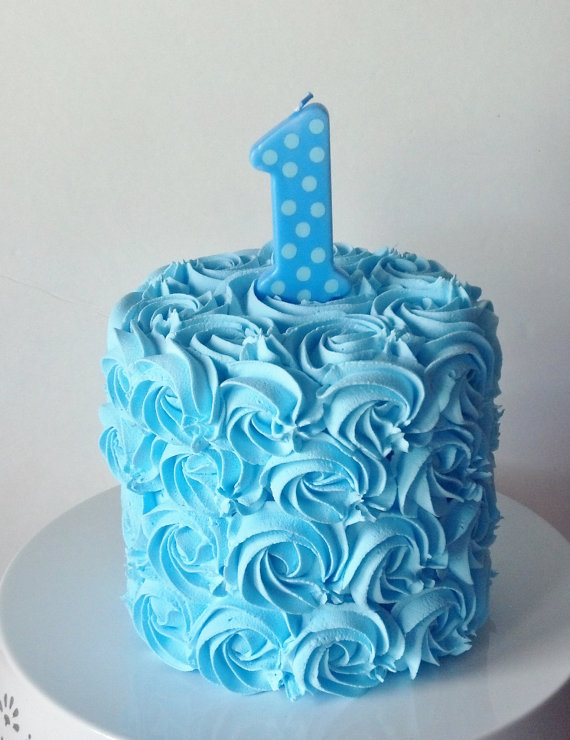 Blue Boy First Birthday Cake