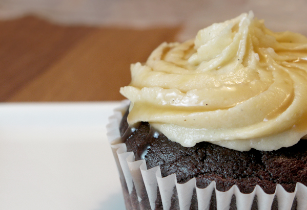 Bourbon & Chocolate Cupcakes