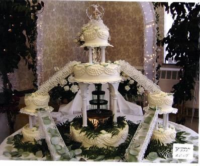 Bridge Wedding Cakes with Fountains Bridge Wedding Cakes with Fountains