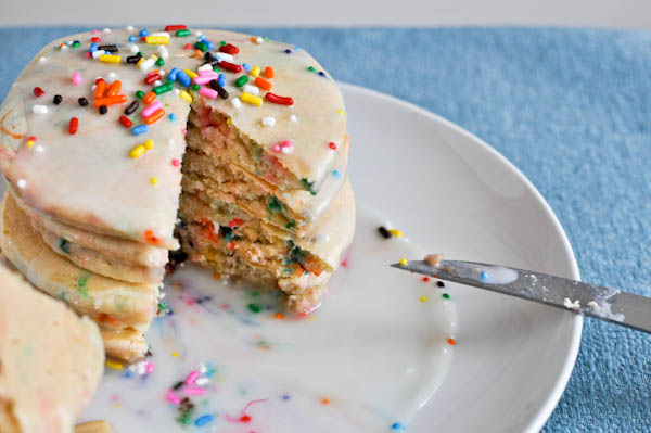 Cake Batter Pancakes