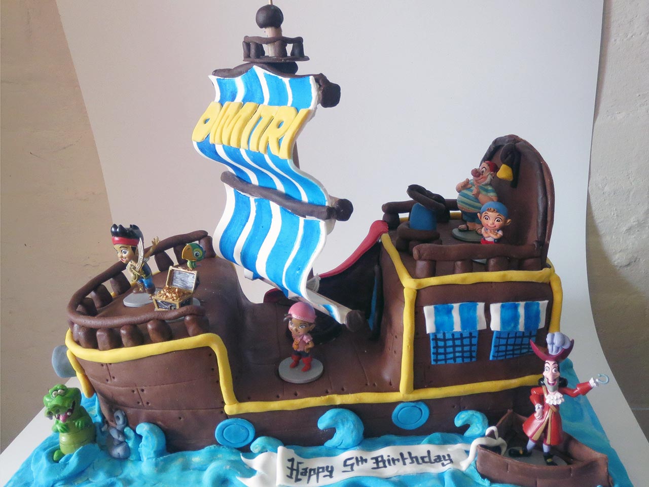 Captain Hook Birthday Cake