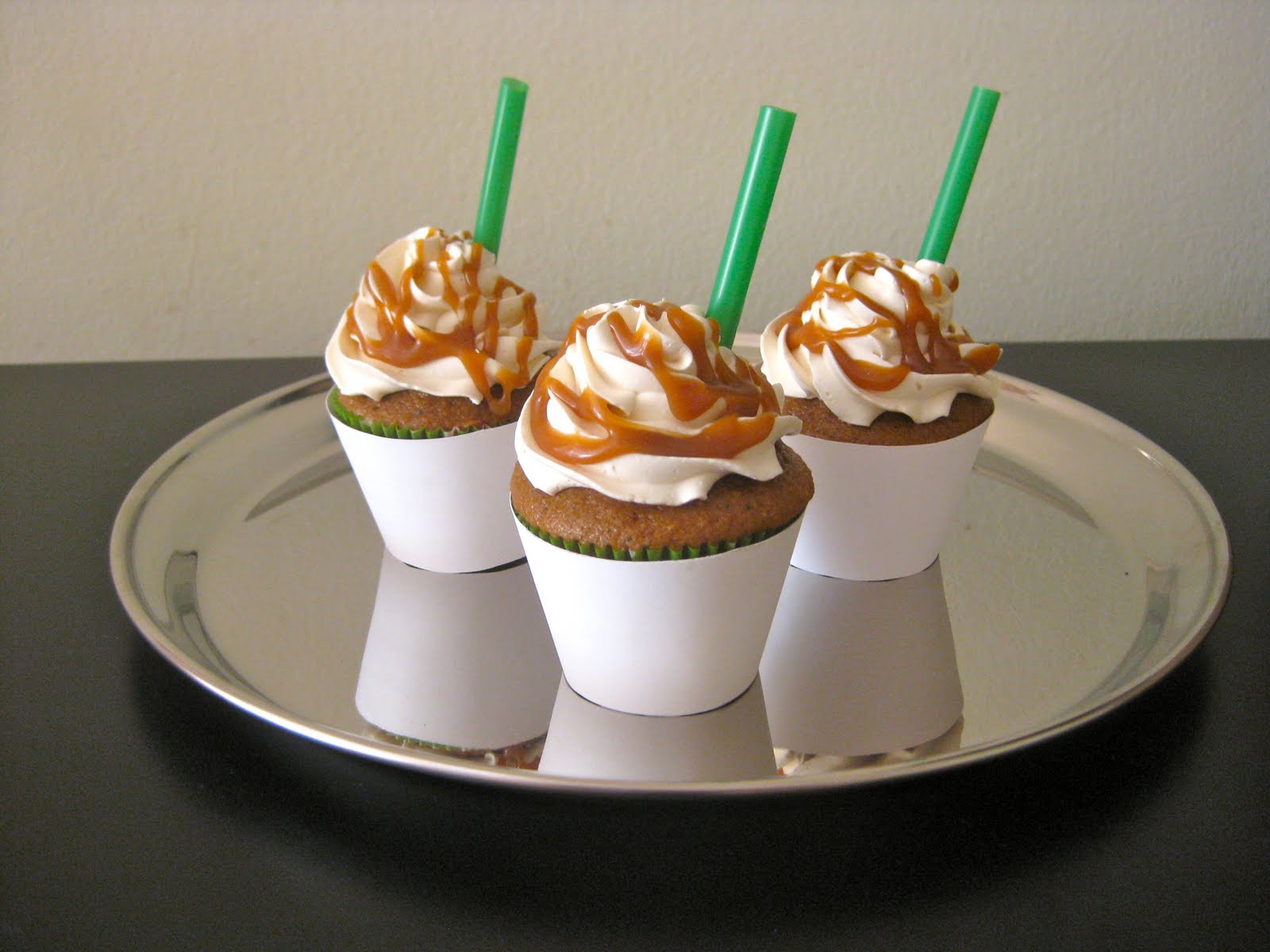 Caramel Frappuccino Cupcakes