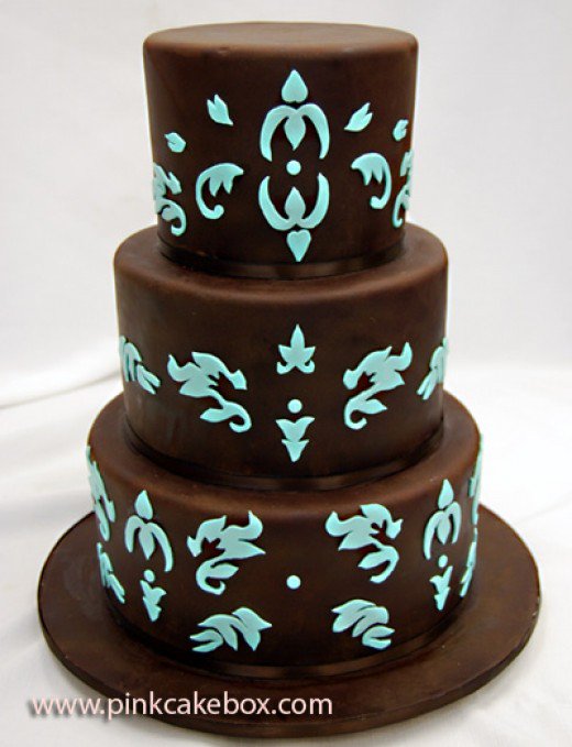 Chocolate Brown and Turquoise Wedding