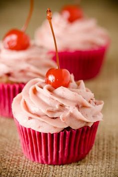 Chocolate Cherry Cupcakes