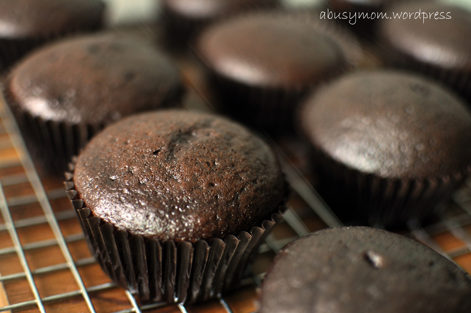 Chocolate Earl Grey Cupcakes