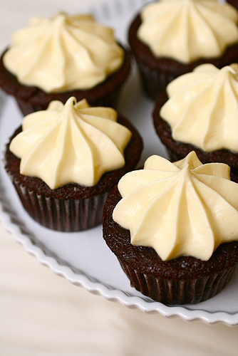 Chocolate Whiskey Cupcakes