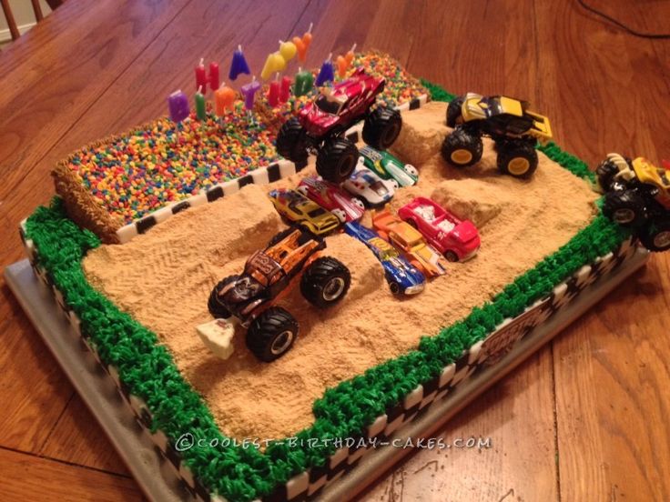 Coolest Monster Jam Birthday Cake