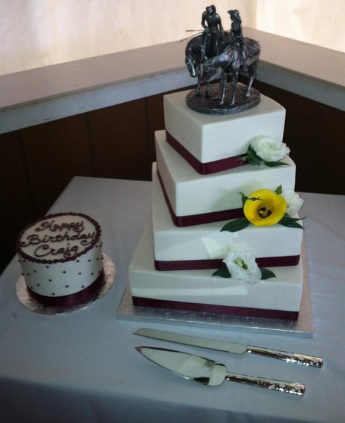 Country Western Theme Wedding Cakes