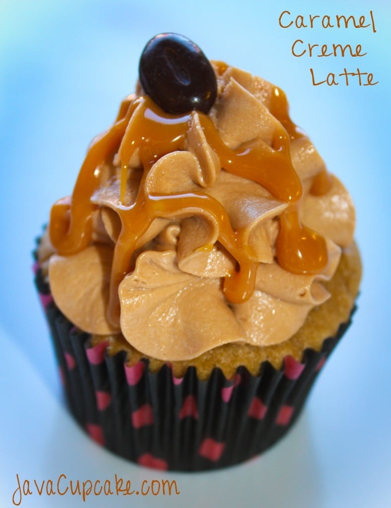 Creme Caramel Latte Cupcakes