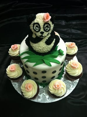 Cute Panda Birthday Cakes