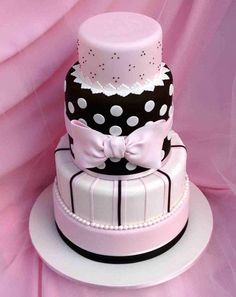 Cute Wedding Cake Pink