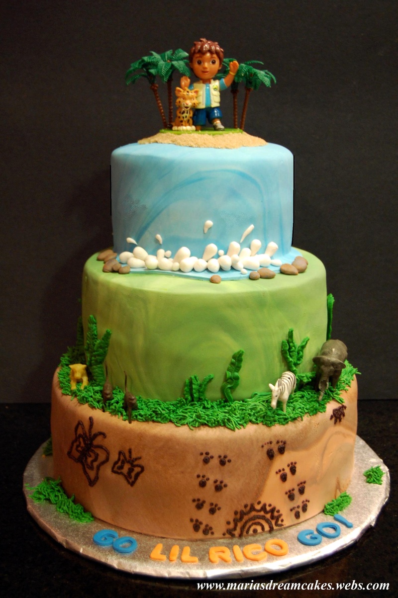 Diego Themed Cake Diego Themed Cake