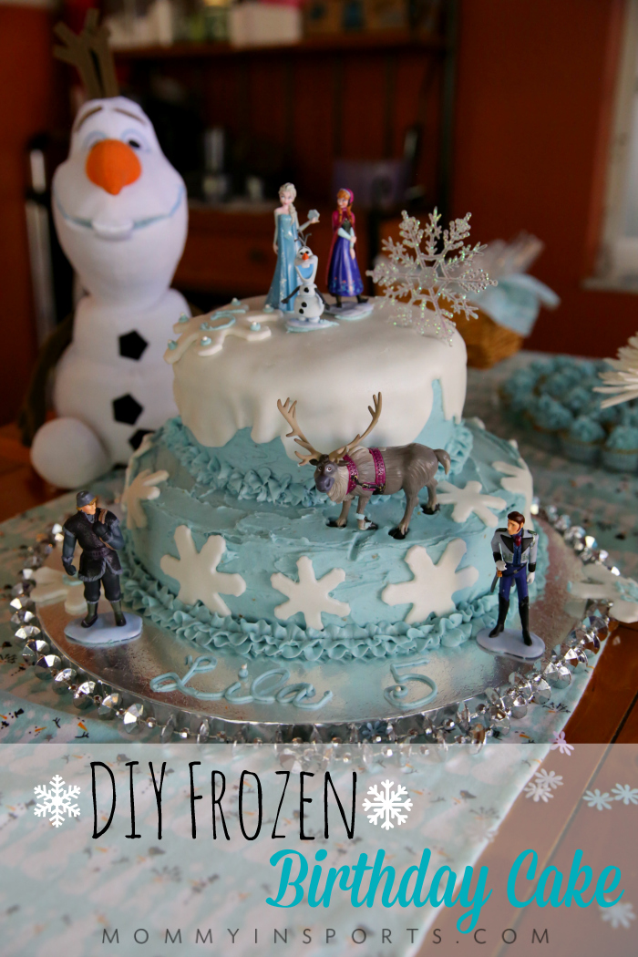 DIY Birthday Cake Frozen DIY Birthday Cake Frozen