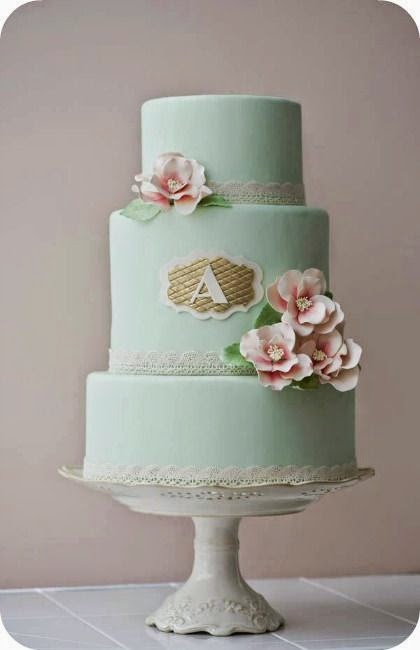 Elegant Spring Wedding Cake