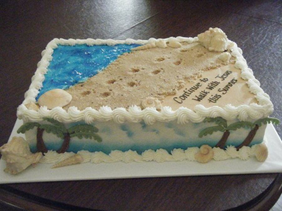 Footprint Cake