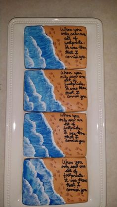 Footprints in the Sand Cake Footprints in the Sand Cake