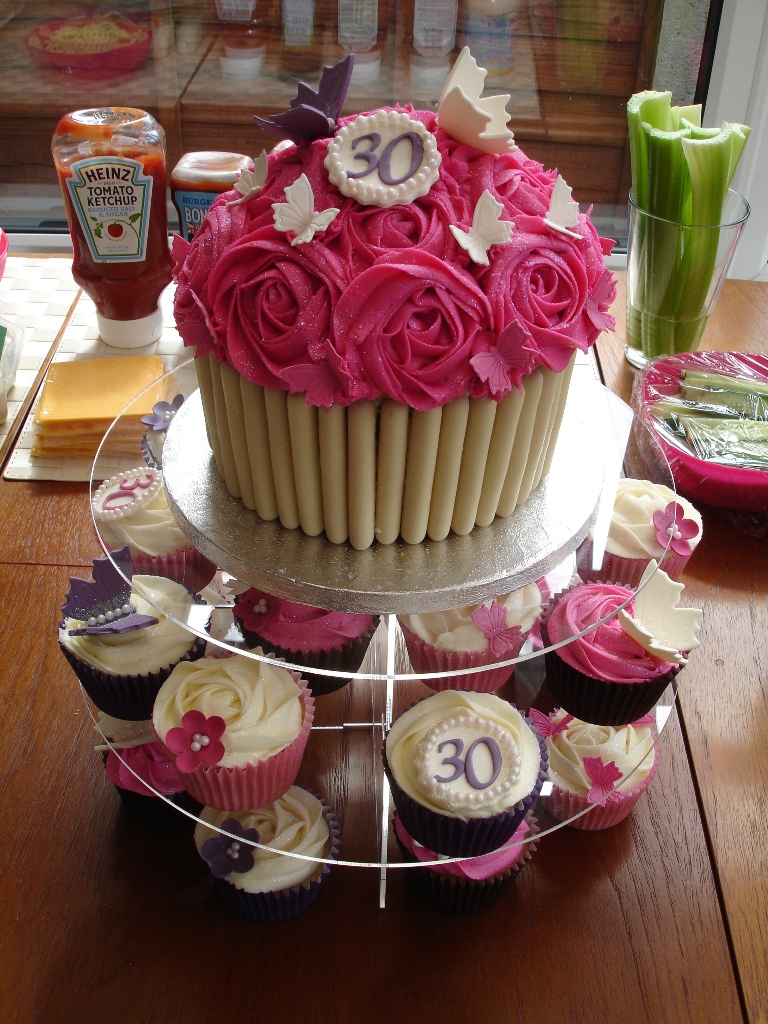 Giant Cupcake Birthday Cake