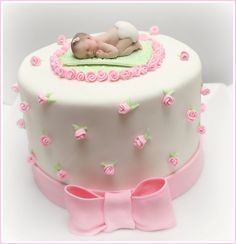 Girl Baby Shower Cake Girl Baby Shower Cake