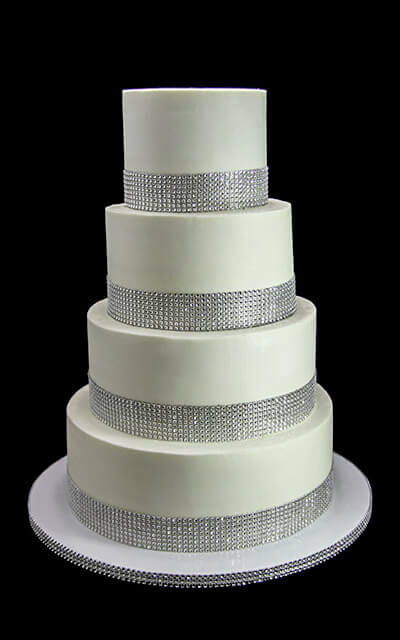 Glam Wedding Cake