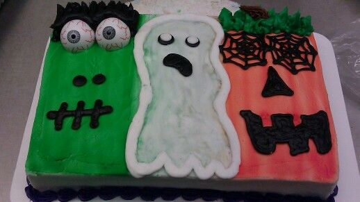 Halloween Sheet Cake