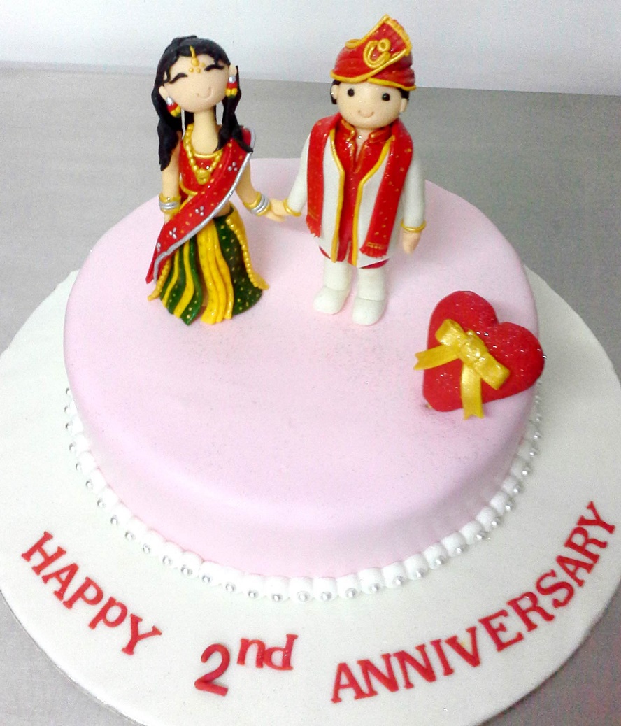 Happy Wedding Anniversary Cakes