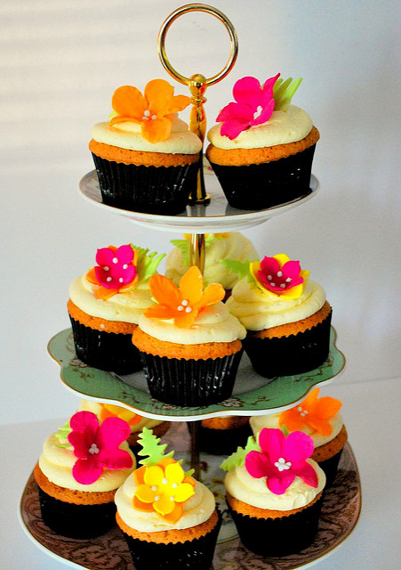 Hawaiian Cupcake Ideas